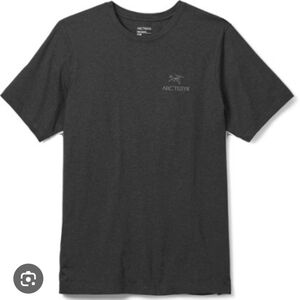 Arc'teryx Dark Grey Emblem Logo T-Shirt Men Size Small